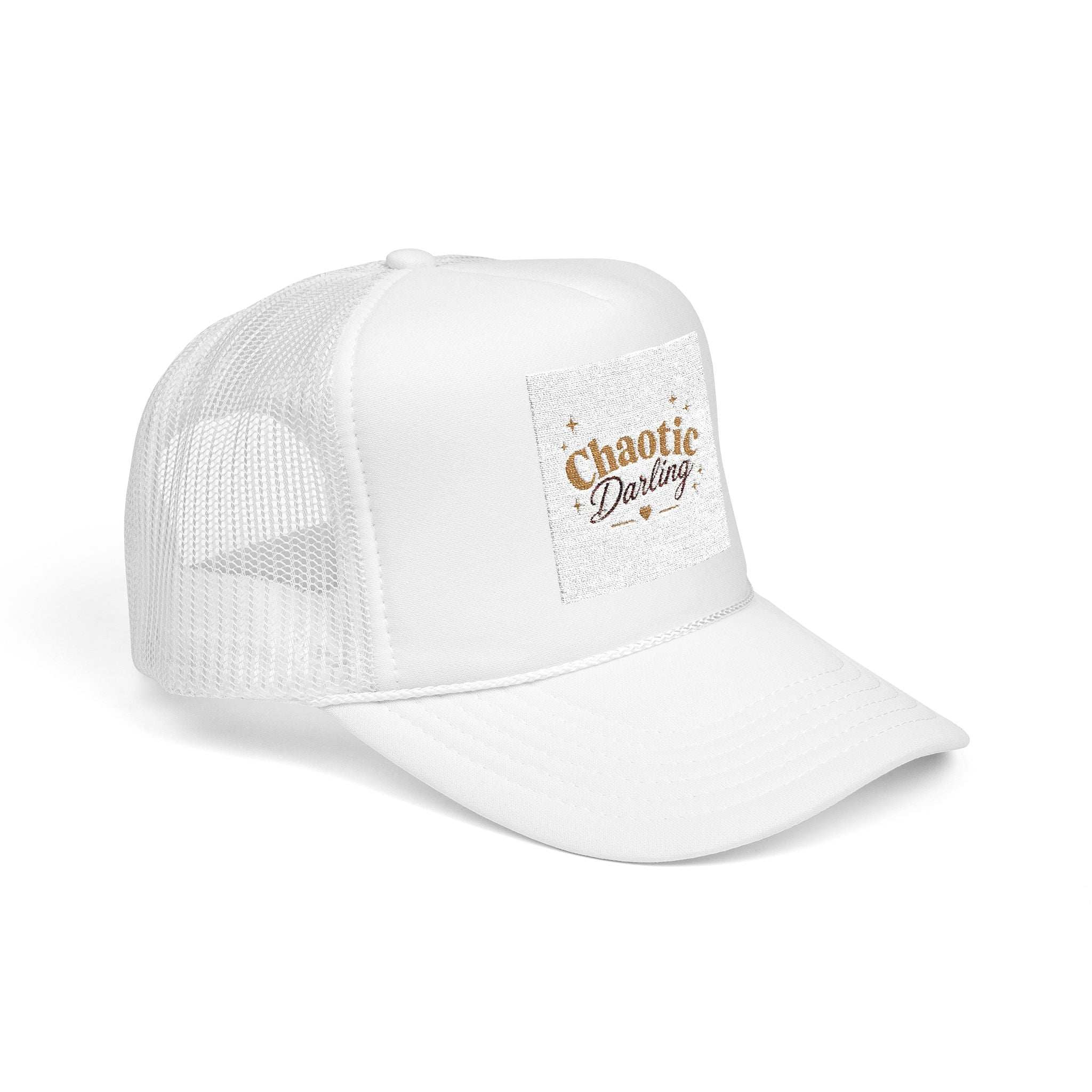 Chronic Darling Trucker Hat - Vintage Script Mesh Foam Cap