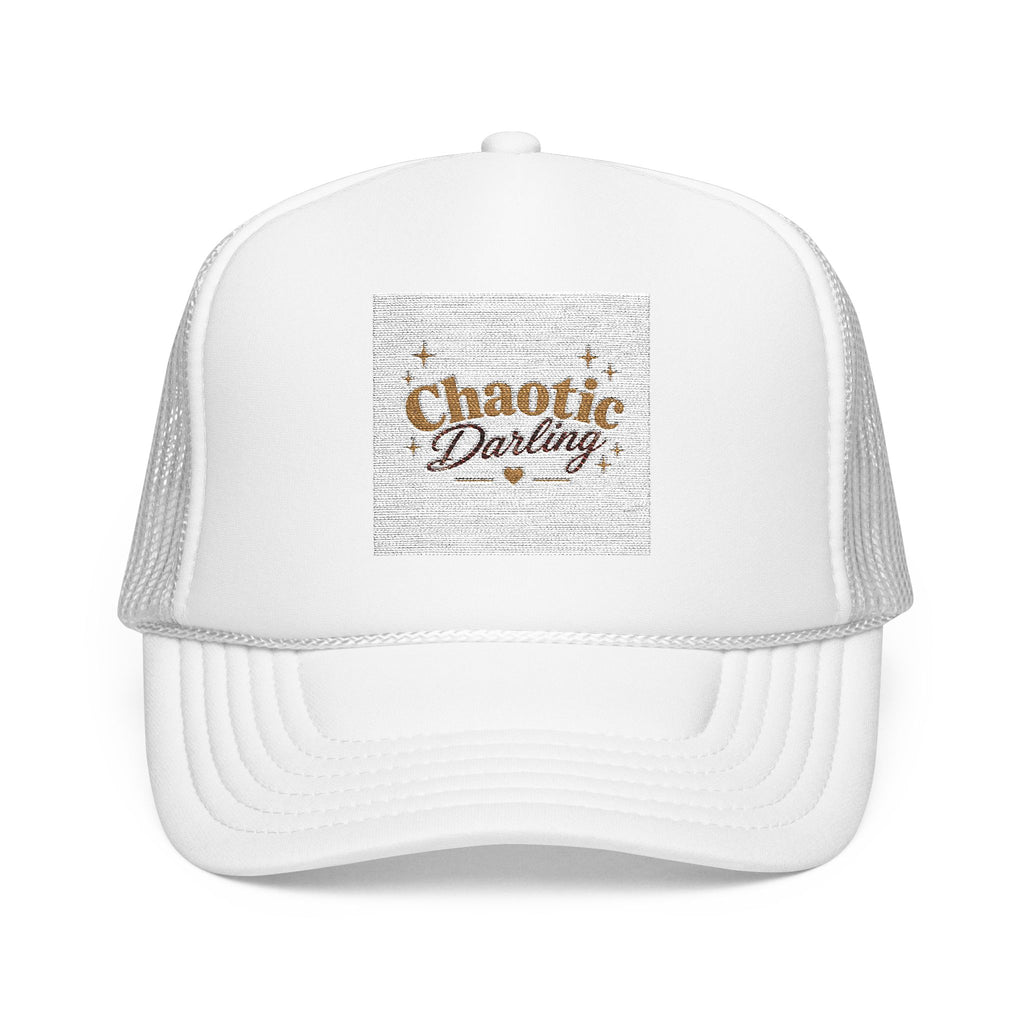 Chronic Darling Trucker Hat - Vintage Script Mesh Foam Cap