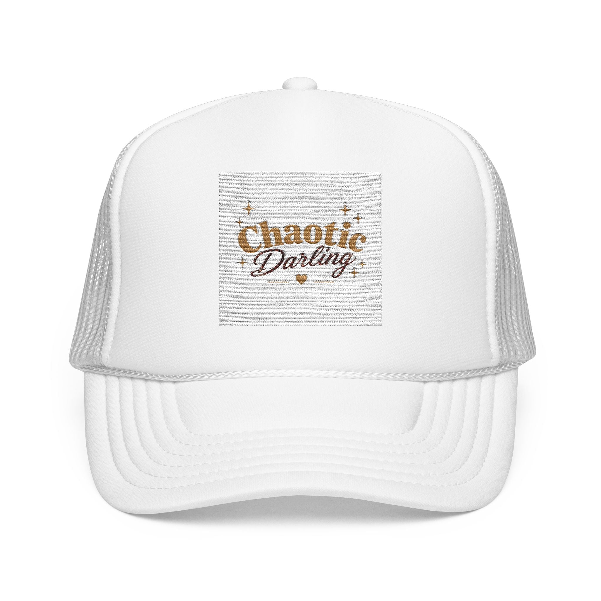 Chronic Darling Trucker Hat - Vintage Script Mesh Foam Cap
