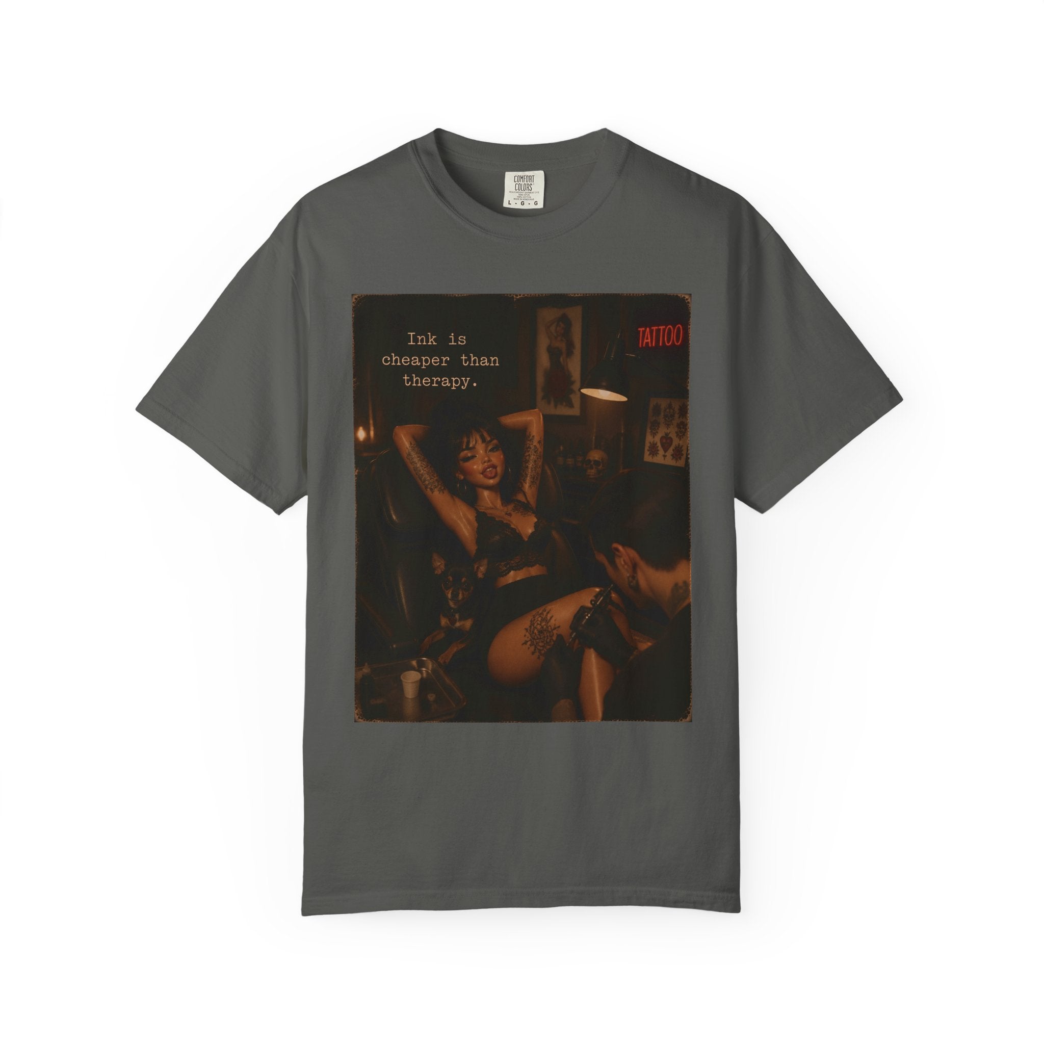 Vintage Pinup Photo T-Shirt — 'I'm A Messier Than Younger' Graphic Tee